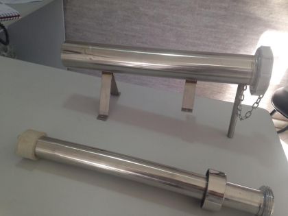 Cella Inox - Chupa cabra completo c/ suporte e ponteira